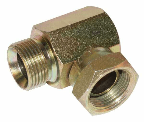 Pièces agricoles - Hydraulique - Raccord coude male/femelle tournant BSP 1/2