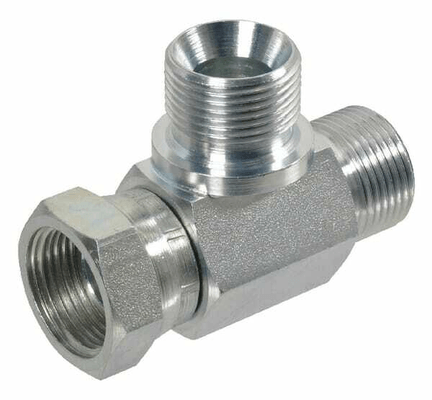 Pièces agricoles - Hydraulique - Raccord en T 1x écrou 3/8 BSP