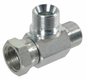 Raccord en T 1x écrou 3/8 BSP