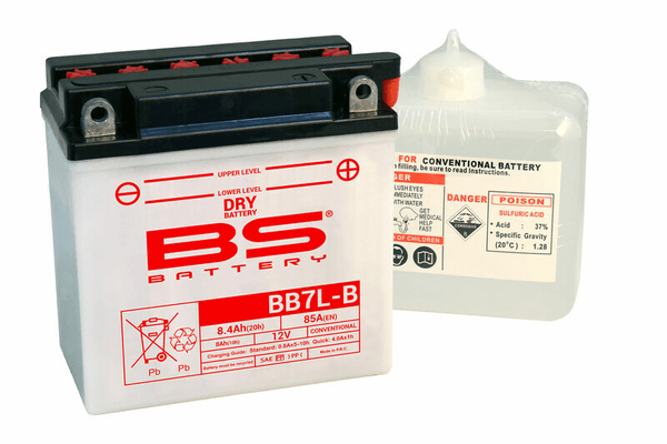 Pièces Quad & Motos - Electrique - Batterie BS BATTERY Haute-performance avec pack acide - BB7L-B