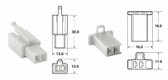 Jeu de connectiques 2 voies 110 ML BIHR type origine Ø0,5mm²/0,85mm² - 5 jeux complets