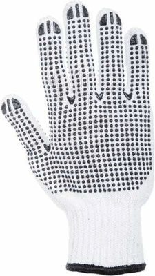Vêtements et protections - Equipement - Gants de travail taille 7/S, 2 paires, blanc, Protect by Kramp