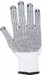 Vêtements et protections - Equipement - Gants de travail taille 7/S, 2 paires, blanc, Protect by Kramp