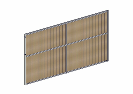 Materiels - Cage de contention - SEPARATION DE BOX TOUT RESINE L.4M