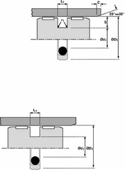 Pièces agricoles - Roulements - Joint piston 70x59x4,2T764