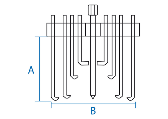 Outils - Outils divers - Extracteur multiple en coffret