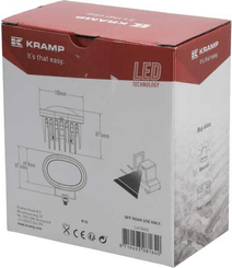 Pièces agricoles - Eclairage - Lampe de sécurité 9W LIGNE BLEUE