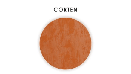Pièces agricoles - Jardin et forêt pièce adaptable - Anneau délimitation - 60/90 cm - corten