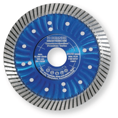Electroportatif - Electroportatif divers et accessoires - Disque diamant Constructionline 125x22,2 Premium Turbo (par 1)