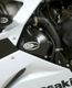 Couvre-carter gauche (alternateur) R&G RACING noir Kawasaki ZX-6R