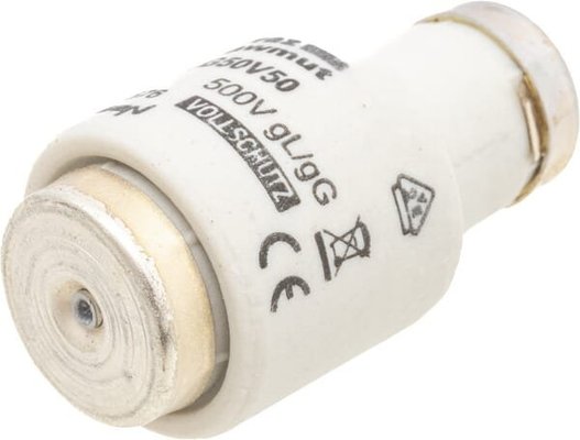 Pièces agricoles - Electricité - Fusible 500V 50A longueur 50mm