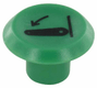 Symbole relevage, rond, vert