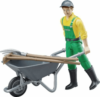 Loisirs - Jouets - Figurine de fermier avec accessoires