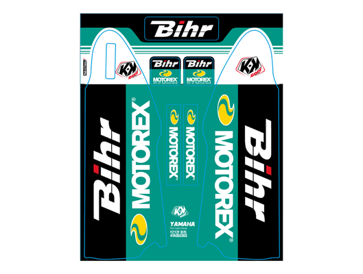 Pièces Quad & Motos - Equipement véhicule - Kit de déco de fourche Bihr/Motorex KUTVEK YAMAHA YZF 250