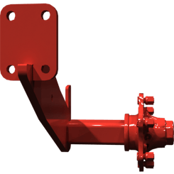 Pièces agricoles - Pièce divers - Bras simple gauche soudé -peint-