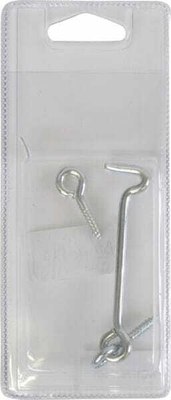 Pièces agricoles - Fasteners - Crochet de portail 80mm - Ø4mm (1)