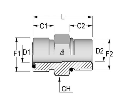 Pièces agricoles - Hydraulique - Adaptateur