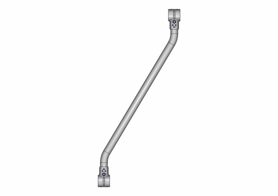 Materiels - Matériel d'élevage - autre - BARRE OBLIQUE GALVA D.42MM