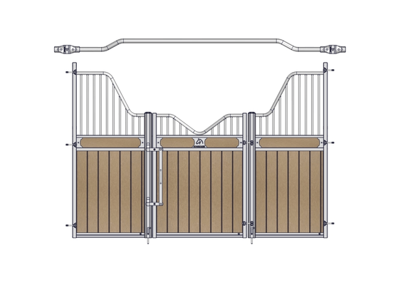Accessoires et options matériel  - Matériel d'élevage - autre - FACADE CHEVERNY RESINE L.3.50M