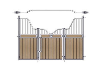 Accessoires et options matériel  - Matériel d'élevage - autre - FACADE CHEVERNY RESINE L.3.50M