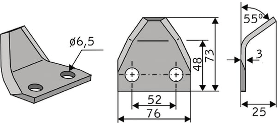 Pièces agricoles - Fenaison & élevage - Section de désileuse