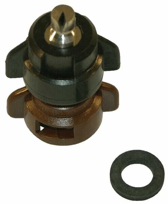 Pièces agricoles - Pièce Pulvérisateur - Buse de bordure à injection d'air TDOC 80° 05 brun laiton Agrotop