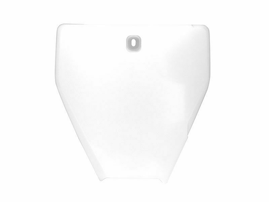 Pièces Quad & Motos - Plastiques - Plaque numéro frontale RACETECH blanc Husqvarna TC85