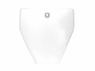 Plaque numéro frontale RACETECH blanc Husqvarna TC85