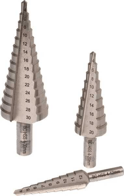 Outils - Outils divers - Kit de forets étagés 3 pièces