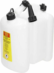 Pièces agricoles - Jardin et forêt pièce adaptable - Jerrican double 6 + 3 litres blanc