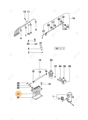Pièces agricoles - Pieces moteur - POMPE INJECTION Deutz-Fahr origine