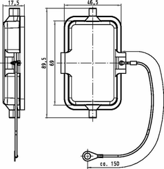 Pièces agricoles - Pièce Pulvérisateur - Couvercle 10B avec 2 cames, plastique