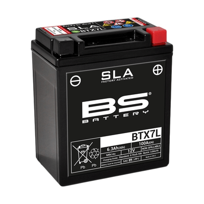 Pièces Quad & Motos - Electrique - Batterie BS BATTERY SLA sans entretien activé usine - BTX7L