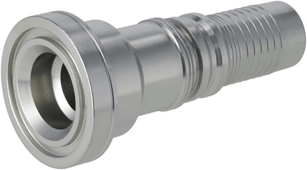 Pièces agricoles - Hydraulique - Raccord à sertir 4SH-DN32 avec bride ø63,5 mm