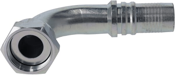 Pièces agricoles - Hydraulique - Raccord à sertir 4SH-DN40-1,7/8" ORFS-90°