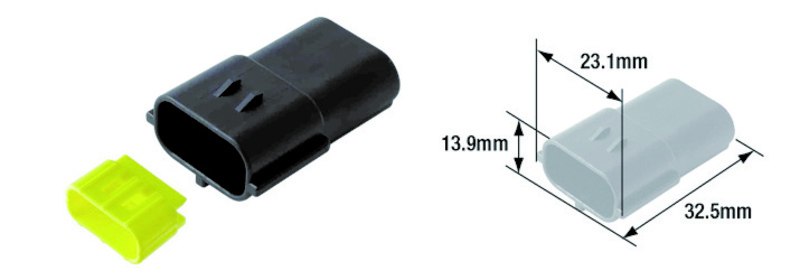 Pièces Quad & Motos - Outillage - Connectique électrique mâle étanche TOURMAX type 070 (FRA)
