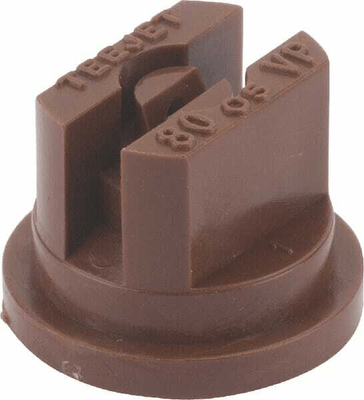 Pièces agricoles - Pièce Pulvérisateur - Buse de bordure TP 80° 5 brun plastique TeeJet