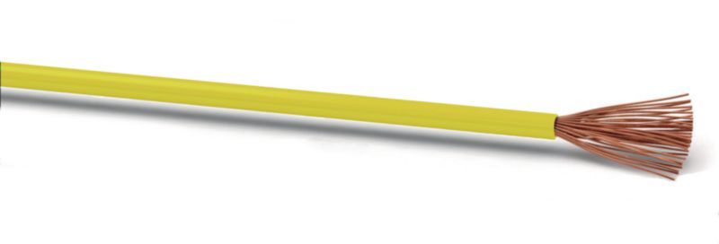 Electricité de bâtiment - Installation électrique - BOBINE FLRY50M 2,5MM² JAUNE