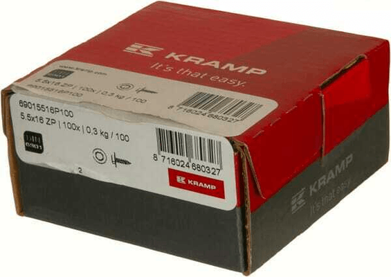 Pièces agricoles - Fasteners - Vis auto-perforante 5.5x16mm, tête hexagonale 8 mm, DIN 6901 Kramp