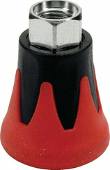 Pièces agricoles - Hydraulique - Protection de buse acier rouge