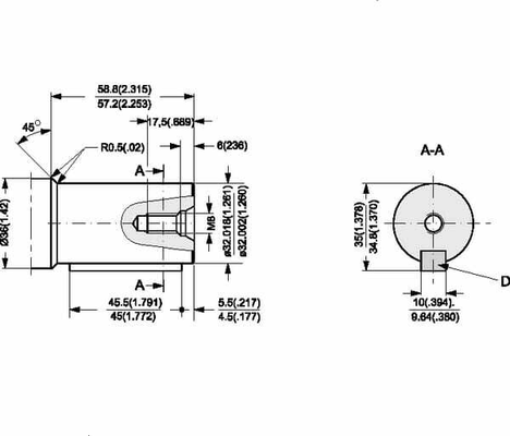 Pièces agricoles - Hydraulique - Moteur Orbit Cardan Ø35, 4-L