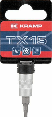 Outils - Outils divers - Douille de tournevis 1/4" Torx TX 15