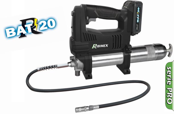 Materiels - Outillage électroportatif - POMPE A GRAISSE "R-BAT20" 20V AVEC BATTERIE 2AMP + CHARGEUR