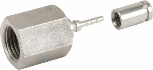 Pièces agricoles - Hydraulique - Embout de tuyau Manomètre 1/4