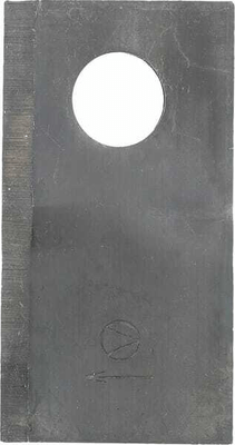 Pièces agricoles - Fenaison & élevage - Couteaux de faucheuse droite 90 x 50 x 4mm alésage Ø 19mm Kramp