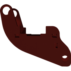 Pièces agricoles - Pièce divers - Cadre soudée avec bride -peinte-