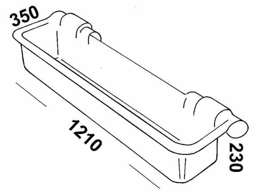 Pièces agricoles - Cloture,Jardin & Sylviculture - Auge à suspendre 120cm - 50L