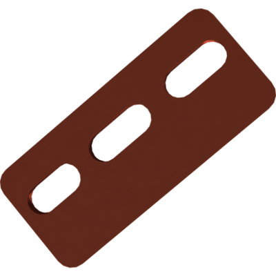 Pièces agricoles - Pièce divers - support de racleur central -peint-