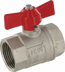 Pièces agricoles - Hydraulique - Poig. pap.-rob. sph. fe/fe 1"