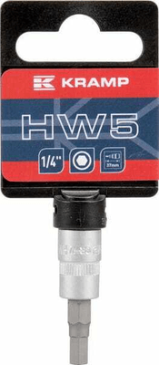 Outils - Outils divers - Douille de tournevis 1/4" Hex 5 mm